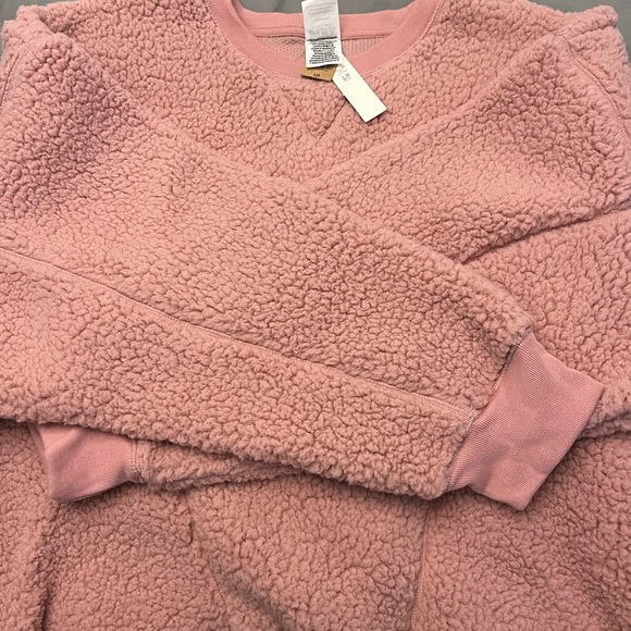 NWT VICTORIA’S SECRET PINK OVERSIZED PULLOVER SHERPA SWEATER 🔥🔥🔥🔥🔥 - Picture 6 of 6